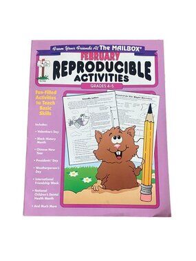 The Mailbox February Reproducible Activities Grades 4-5 Teacher Resource TEC942